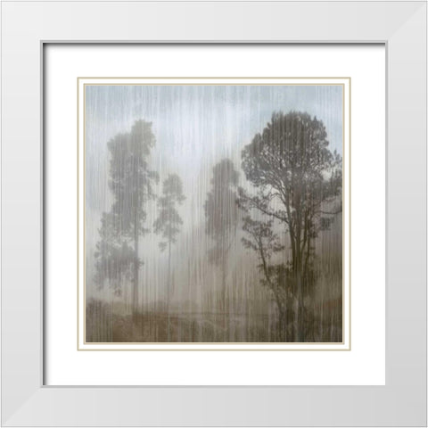 At Dawn II White Modern Wood Framed Art Print with Double Matting by Clark, Madeline