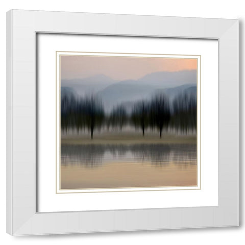 Early Morning IV White Modern Wood Framed Art Print with Double Matting by Clark, Madeline