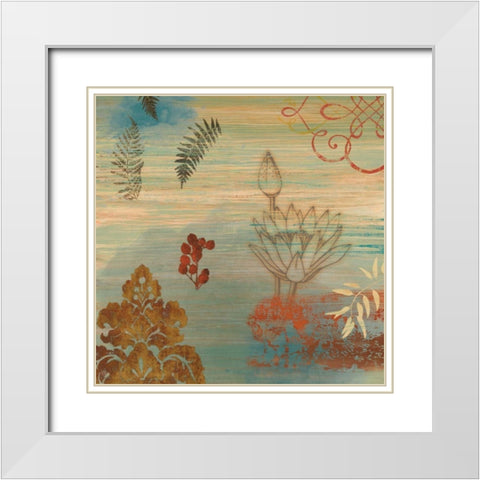 Bohemian Dreams I White Modern Wood Framed Art Print with Double Matting by Harper, Melanie
