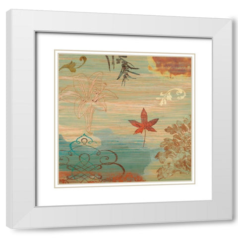 Bohemian Dreams II White Modern Wood Framed Art Print with Double Matting by Harper, Melanie