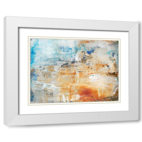 Cloud Burst White Modern Wood Framed Art Print with Double Matting by Oppenheimer, Michelle