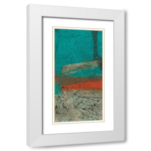 Emerge White Modern Wood Framed Art Print with Double Matting by Oppenheimer, Michelle