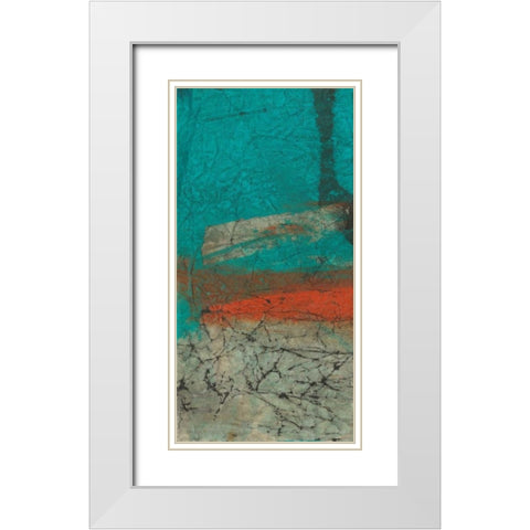 Emerge White Modern Wood Framed Art Print with Double Matting by Oppenheimer, Michelle