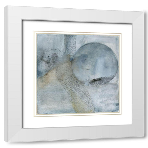 Sphere II White Modern Wood Framed Art Print with Double Matting by Oppenheimer, Michelle