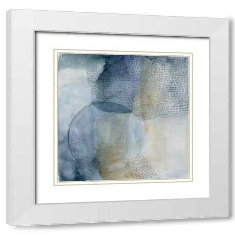 Sphere IV White Modern Wood Framed Art Print with Double Matting by Oppenheimer, Michelle