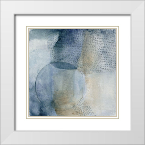 Sphere IV White Modern Wood Framed Art Print with Double Matting by Oppenheimer, Michelle