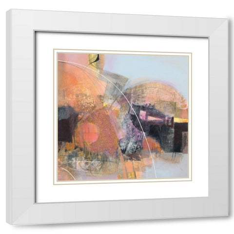 Oltre lorizzonte White Modern Wood Framed Art Print with Double Matting by Piovan, Maurizio