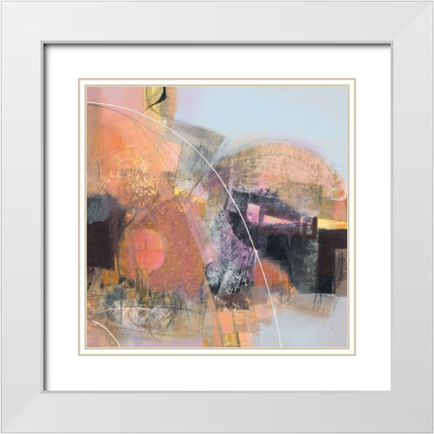 Oltre lorizzonte White Modern Wood Framed Art Print with Double Matting by Piovan, Maurizio