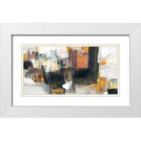 Tutta unaltra cosa White Modern Wood Framed Art Print with Double Matting by Piovan, Maurizio