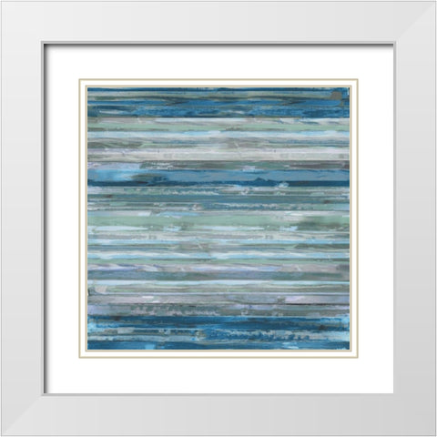 Echelon White Modern Wood Framed Art Print with Double Matting by Shields, Matt