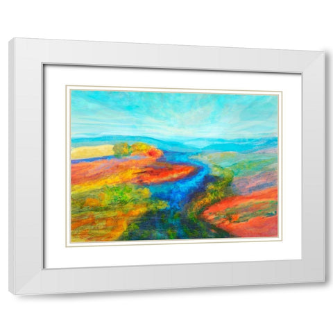 Mutations I White Modern Wood Framed Art Print with Double Matting by Tienhaara, Michael
