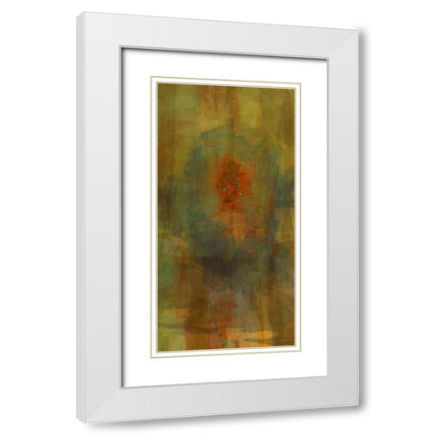 Passages Tryptic Center White Modern Wood Framed Art Print with Double Matting by Tienhaara, Michael