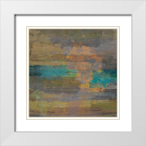 Inception IV White Modern Wood Framed Art Print with Double Matting by Tienhaara, Michael