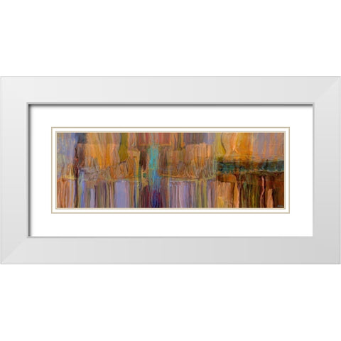 Tuscany II White Modern Wood Framed Art Print with Double Matting by Tienhaara, Michael