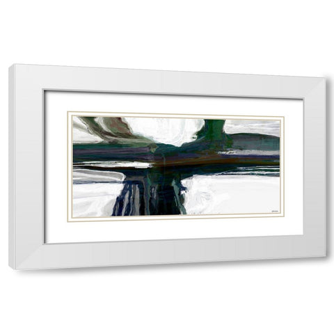Sculpture V White Modern Wood Framed Art Print with Double Matting by Tienhaara, Michael