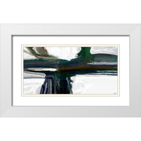 Sculpture V White Modern Wood Framed Art Print with Double Matting by Tienhaara, Michael