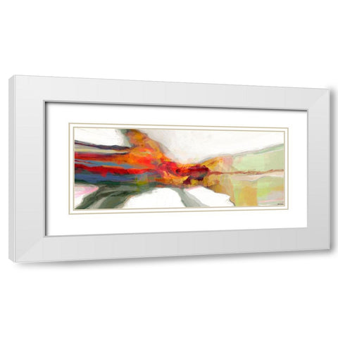 Vibrant Sculpture White Modern Wood Framed Art Print with Double Matting by Tienhaara, Michael