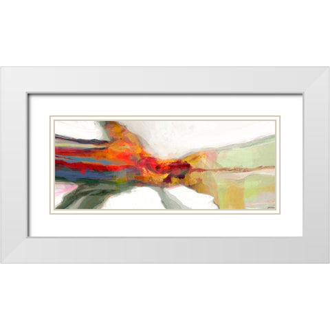 Vibrant Sculpture White Modern Wood Framed Art Print with Double Matting by Tienhaara, Michael