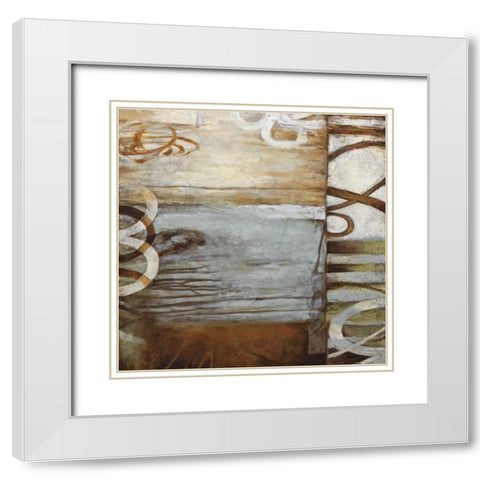 Crossroads II White Modern Wood Framed Art Print with Double Matting by Stevens, Nick
