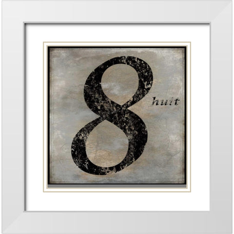 huit White Modern Wood Framed Art Print with Double Matting by Jeffries, Oliver
