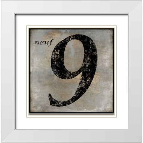 neuf White Modern Wood Framed Art Print with Double Matting by Jeffries, Oliver