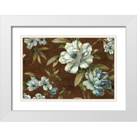 Everlasting White Modern Wood Framed Art Print with Double Matting by Davis, Pamela