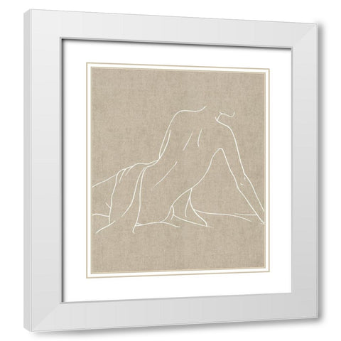 Female Figure Natural IV White Modern Wood Framed Art Print with Double Matting by Blake, Madeline