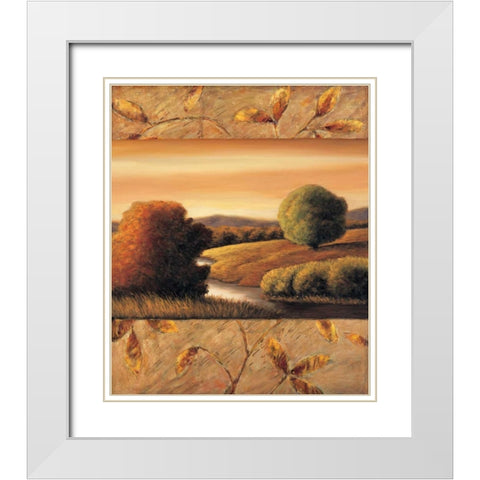 The Essence II White Modern Wood Framed Art Print with Double Matting by Sullivan, Rachael