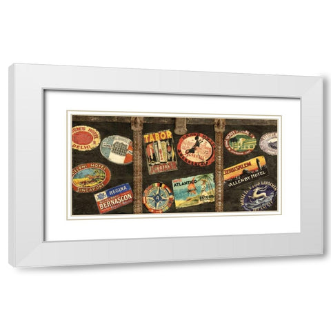 Vintage Voyage White Modern Wood Framed Art Print with Double Matting by Brennan, Russell