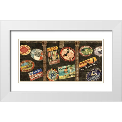 Vintage Voyage White Modern Wood Framed Art Print with Double Matting by Brennan, Russell