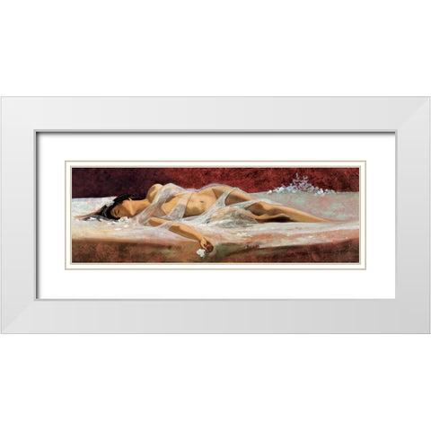 The Dream White Modern Wood Framed Art Print with Double Matting by Di Scenza, Ron
