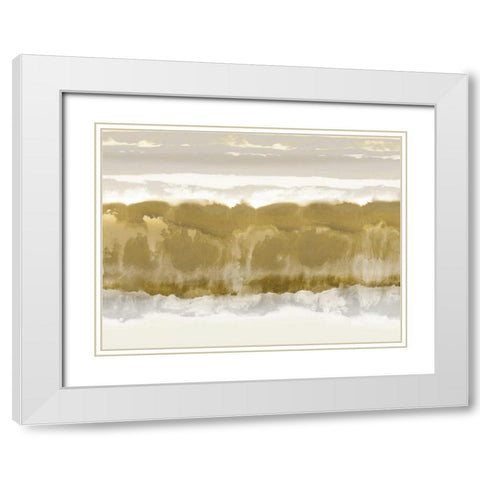 Undertone White Modern Wood Framed Art Print with Double Matting by Springer, Rachel