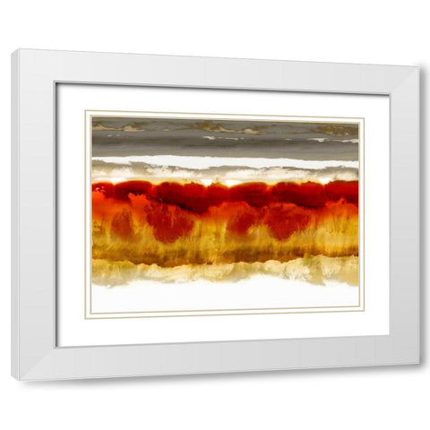 Wholeheartedly White Modern Wood Framed Art Print with Double Matting by Springer, Rachel