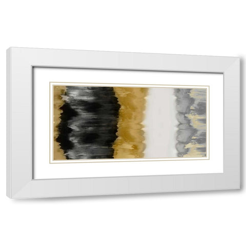 Resonate White Modern Wood Framed Art Print with Double Matting by Springer, Rachel