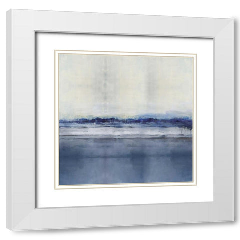 Perspective I White Modern Wood Framed Art Print with Double Matting by Springer, Rachel