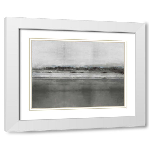 Perspective II White Modern Wood Framed Art Print with Double Matting by Springer, Rachel