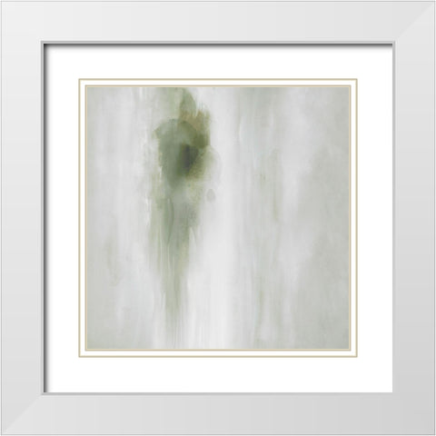 Pause II White Modern Wood Framed Art Print with Double Matting by Springer, Rachel