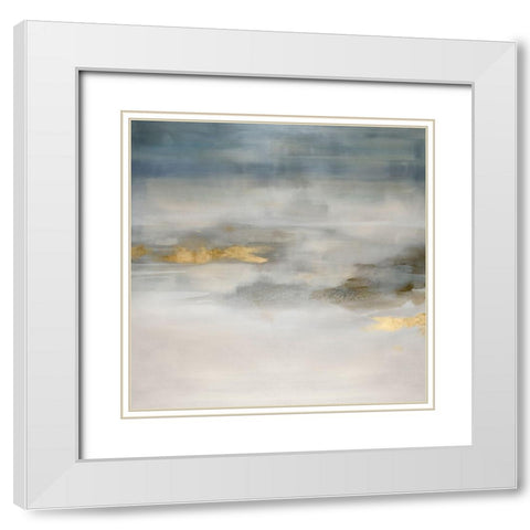Ethereal II White Modern Wood Framed Art Print with Double Matting by Springer, Rachel