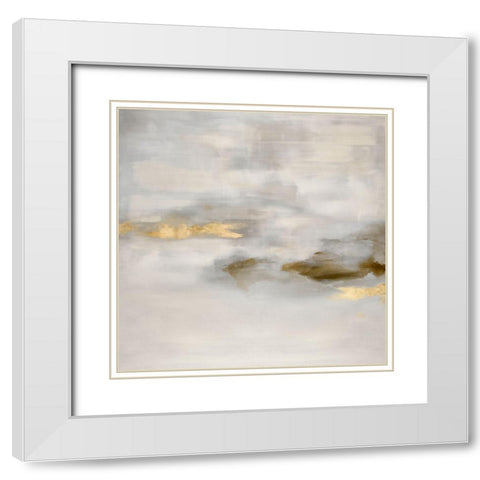 Ethereal with Brown White Modern Wood Framed Art Print with Double Matting by Springer, Rachel