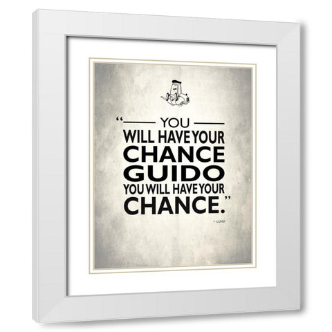 Cars You Will Have Chance White Modern Wood Framed Art Print with Double Matting by Rogan, Mark