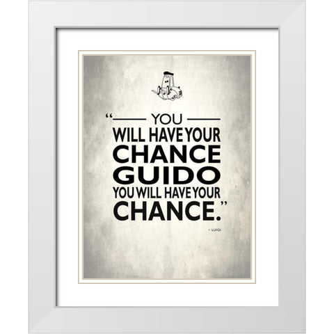 Cars You Will Have Chance White Modern Wood Framed Art Print with Double Matting by Rogan, Mark