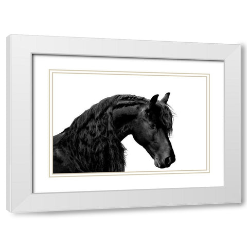 Classic Black I White Modern Wood Framed Art Print with Double Matting by Carter, Samantha