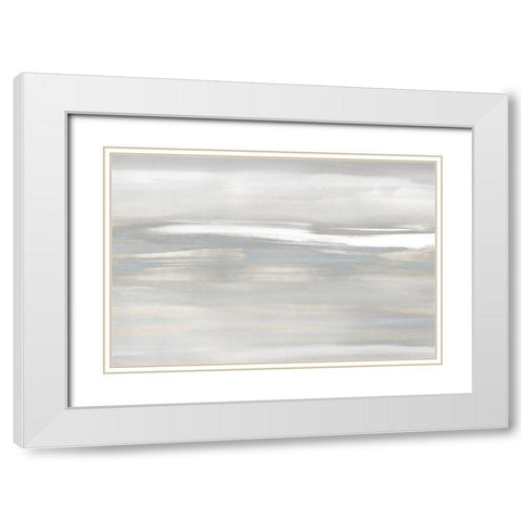 Highlight I White Modern Wood Framed Art Print with Double Matting by Messina, Jake