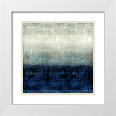 After Glow I White Modern Wood Framed Art Print with Double Matting by Hamilton, Taylor