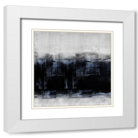 Emerging II White Modern Wood Framed Art Print with Double Matting by Hamilton, Taylor