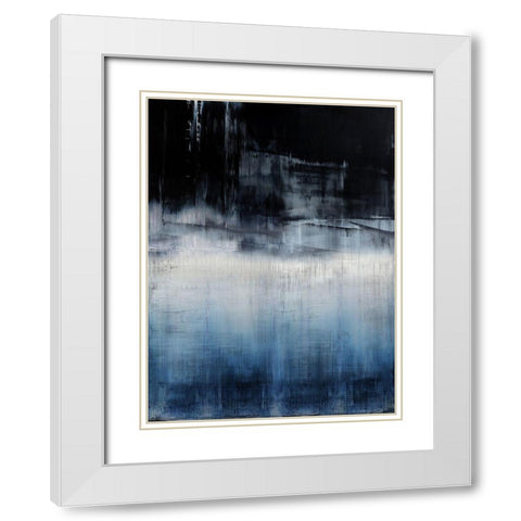 Mysterious II White Modern Wood Framed Art Print with Double Matting by Hamilton, Taylor