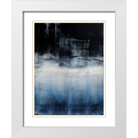 Mysterious II White Modern Wood Framed Art Print with Double Matting by Hamilton, Taylor