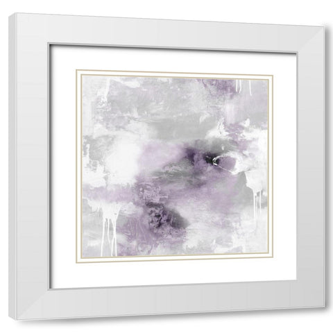Irresistible Amethyst I White Modern Wood Framed Art Print with Double Matting by Bridges, Tate
