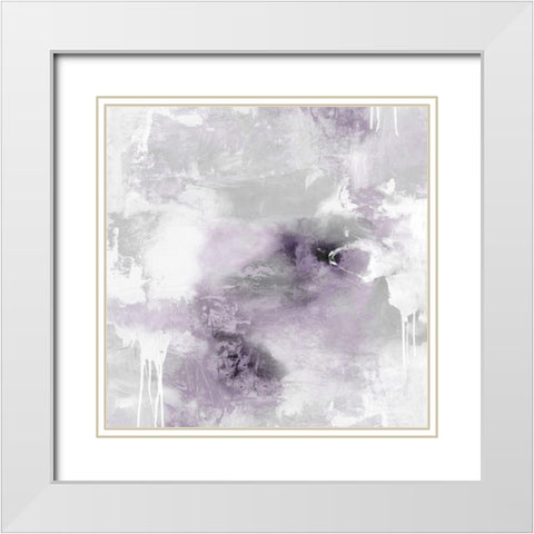 Irresistible Amethyst I White Modern Wood Framed Art Print with Double Matting by Bridges, Tate