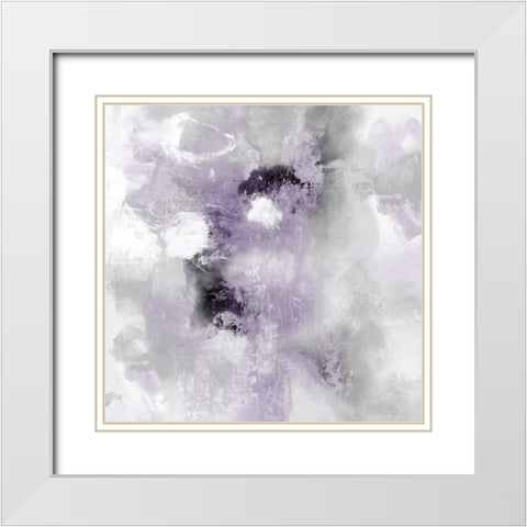 Irresistible Amethyst II White Modern Wood Framed Art Print with Double Matting by Bridges, Tate